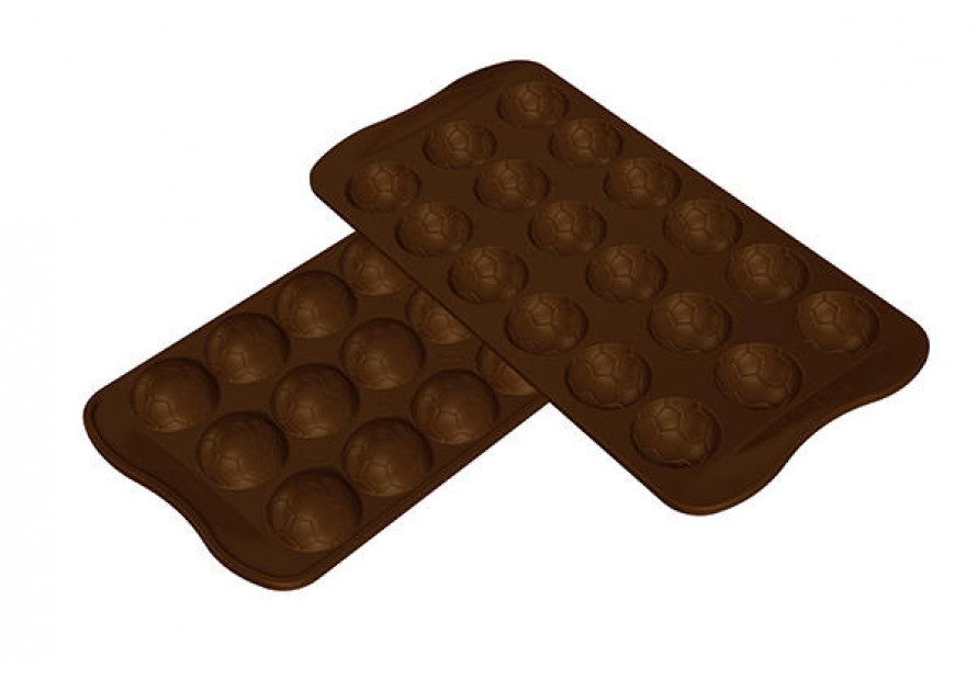 SILIKOMART STAMPO SILICONE EASYCHOC GOAL PALLONE CIOCCOLATINI SCG 34